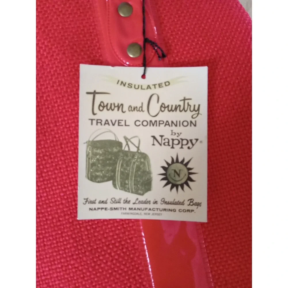 Vintage Nappy Town & Country Travel Companion Insulated Nappe-Smith Red 🇺🇸 USA